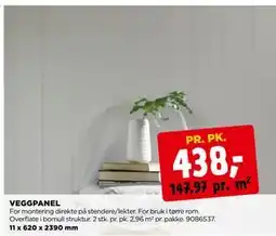 jem & fix VEGGPANEL tilbud