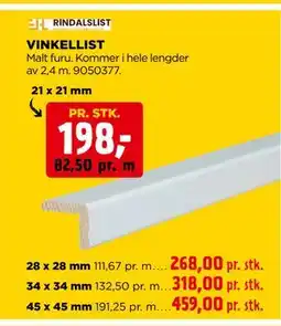 jem & fix VINKELLIST tilbud