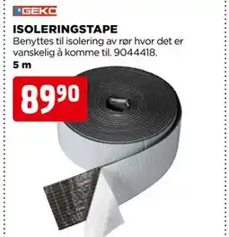jem & fix ISOLERINGSTAPE tilbud