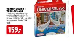 jem & fix TETNINGSLIST I TERMOPLAST tilbud