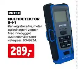 jem & fix MULTIDETEKTOR 5-I-1 tilbud