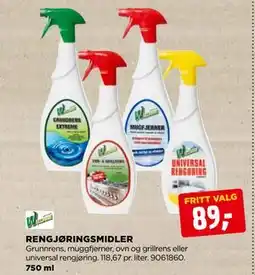 jem & fix RENGJØRINGSMIDLER tilbud