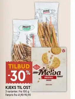 Coop Mega KJEKS TIL OST tilbud