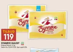 Coop Mega SYNNØVE GULOST tilbud