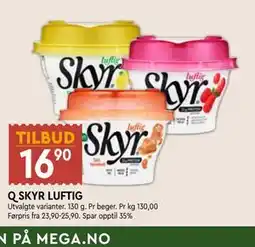 Coop Mega Q SKYR LUFTIG tilbud