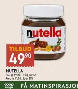 Coop Mega NUTELLA tilbud