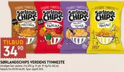 Coop Mega SØRLANDSCHIPS VERDENS TYNNESTE tilbud