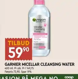 Coop Mega GARNIER MICELLAR CLEANSING WATER tilbud