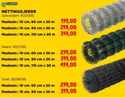 jem & fix Garden nettingjerde galvanisert tilbud