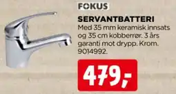 jem & fix Fokus servantbatteri tilbud