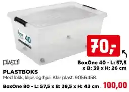jem & fix Plast11 plastboks tilbud