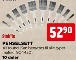 jem & fix Stabile penselsett tilbud