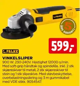 jem & fix Falke vinkelsliper tilbud