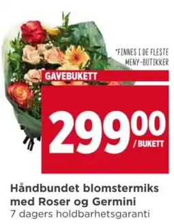 Meny Gavebukett tilbud