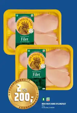 Coop Obs Den Stolte Hane Kyllingfilet tilbud