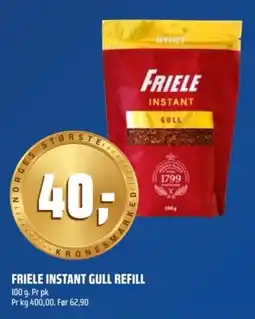 Coop Obs Friele Instant Gull Refill tilbud