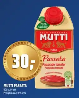 Coop Obs Mutti Passata tilbud