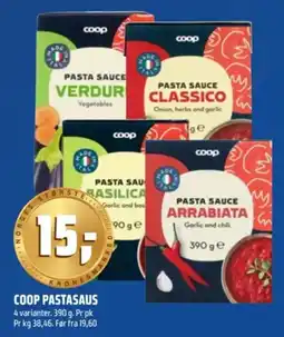 Coop Obs Coop pastasaus tilbud