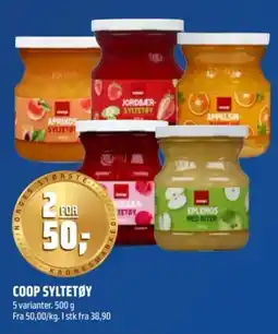Coop Obs Coop syltetøy tilbud