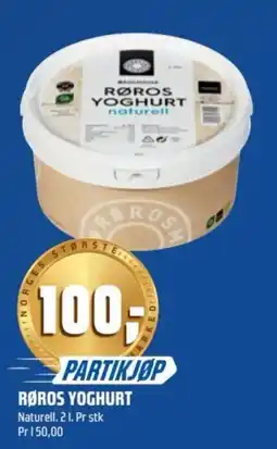 Coop Obs Røros Yoghurt Naturell tilbud