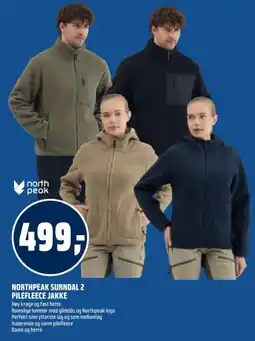 Coop Obs Northpeak Surndal 2 Pilefleece Jakke tilbud