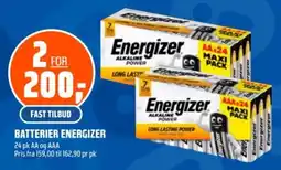 Coop Obs Batterier energizer tilbud