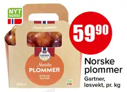 Spar Gartner plommer tilbud