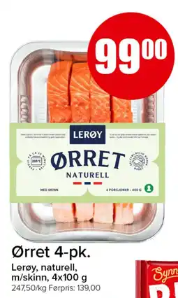 Spar Lerøy ørret tilbud