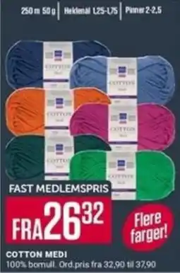 Europris Cotton Medi tilbud