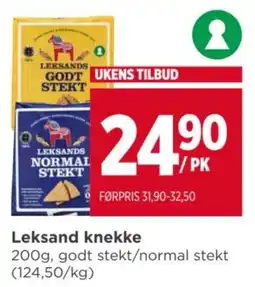 Meny Leksand knekke tilbud