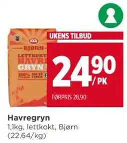 Meny Bjørn Havregryn tilbud