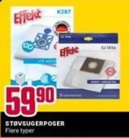 Europris Effekt støvsugerposer tilbud