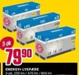 Europris Energy+ lyspære tilbud