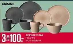 Europris Cuisine servise vidda tilbud
