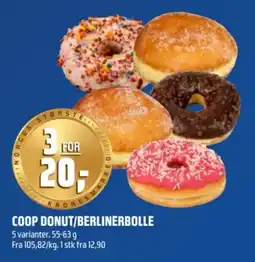 Coop Obs Coop Donut/Berlinerbolle tilbud