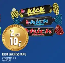 Coop Obs Kick Lakrisstang tilbud