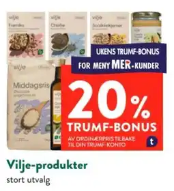 Jacobs Vilje-produkter tilbud