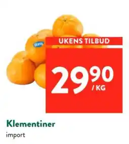 Jacobs Klementiner tilbud
