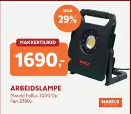 Byggmakker Mareld arbeidslampe tilbud