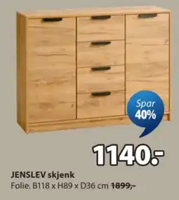 JYSK Jenslev skjenk tilbud