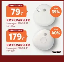 Byggmakker Housegard røykvarsler tilbud