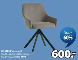 JYSK Rostrop spisestol tilbud