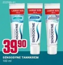 Europris Sensodyne tannkrem tilbud
