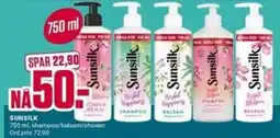 Europris Sunsilk shampoo/balsam/shower tilbud