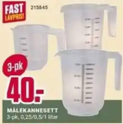 Europris Målekannesett tilbud