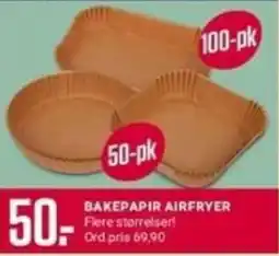 Europris Bakepapir Airfryer tilbud