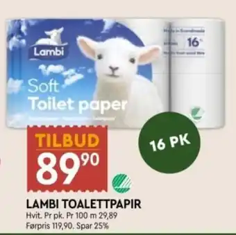 Lambi toalettpapir