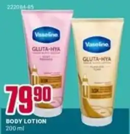 Europris Vaseline Gluta-Hya Body Lotion tilbud