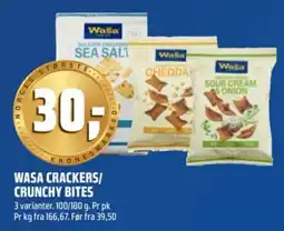 Coop Obs Wasa Crackers/Crunchy Bites tilbud