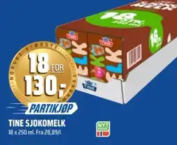 Coop Obs Tine sjokomelk tilbud